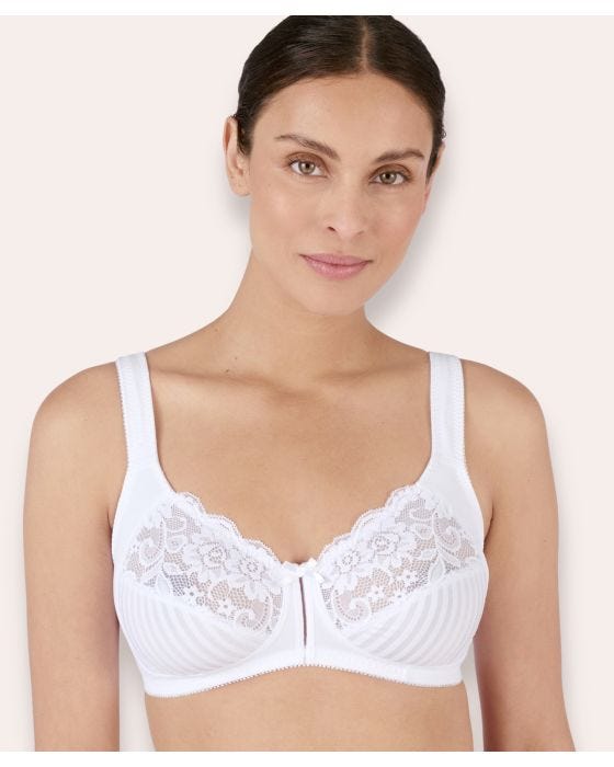 Damart Non-wired Lace Detail Bra