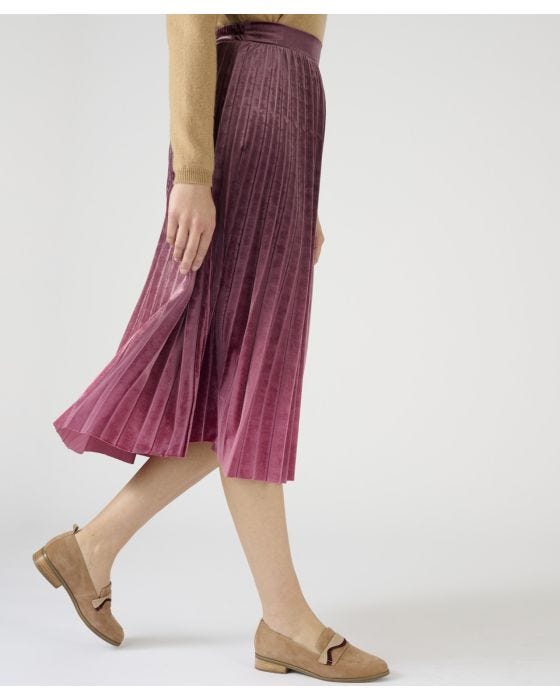 Damart Ombre Pleated Skirt