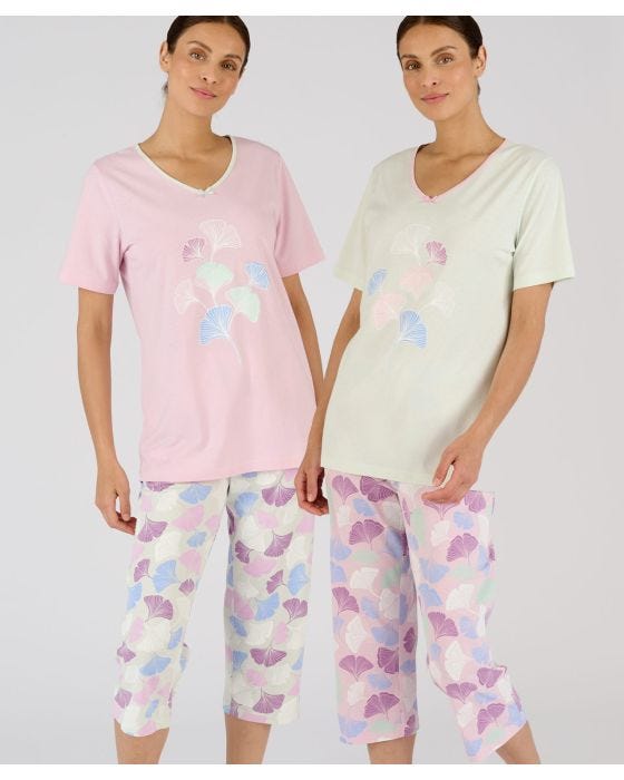 damart Pack of 2 - Cotton Crop Pyjamas