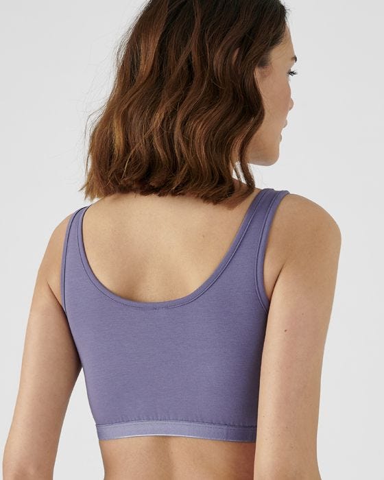 Damart Pack Of 2 Cotton Rich Bra Tops