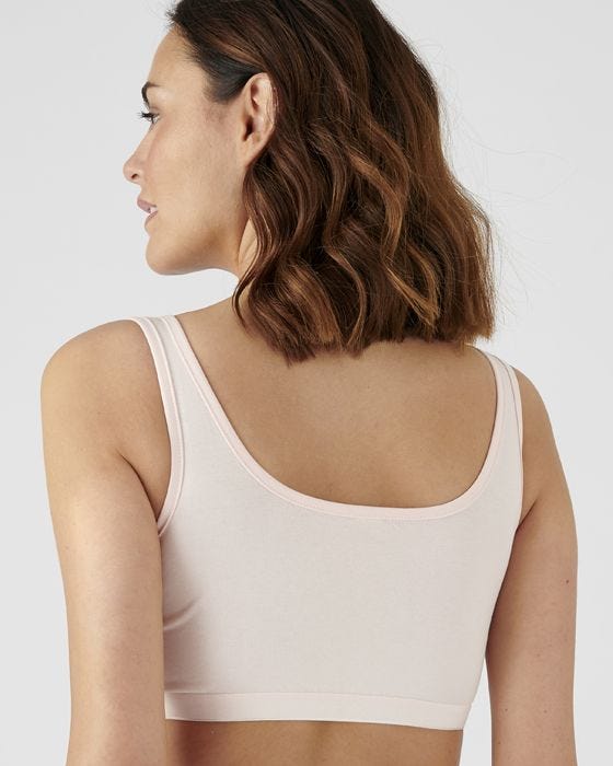 Damart Pack Of 2 Cotton Rich Bra Tops