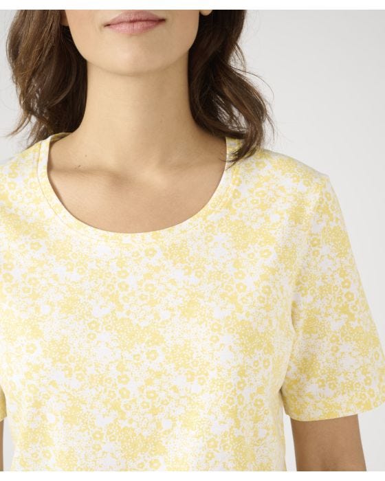 Damart Pack Of 2 Floral Print Cotton T-shirt