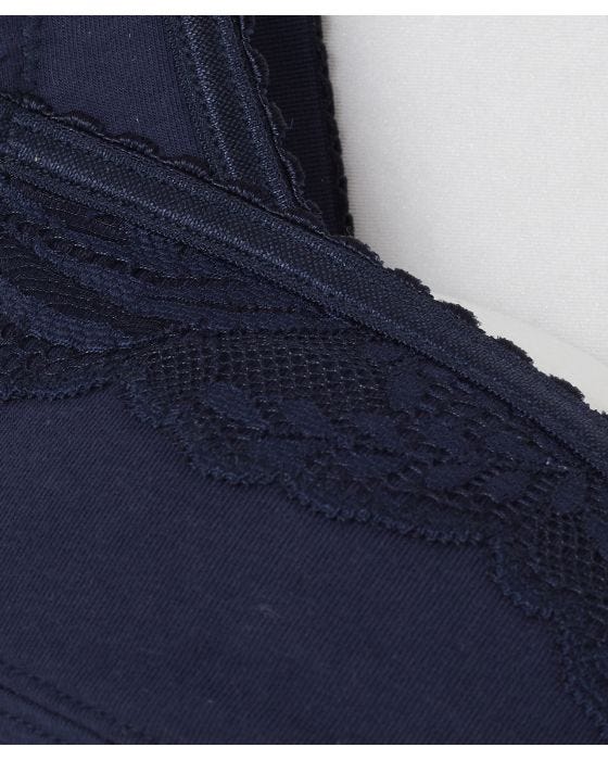 Damart Pack Of 2 Non-wired Lace Trim Bras