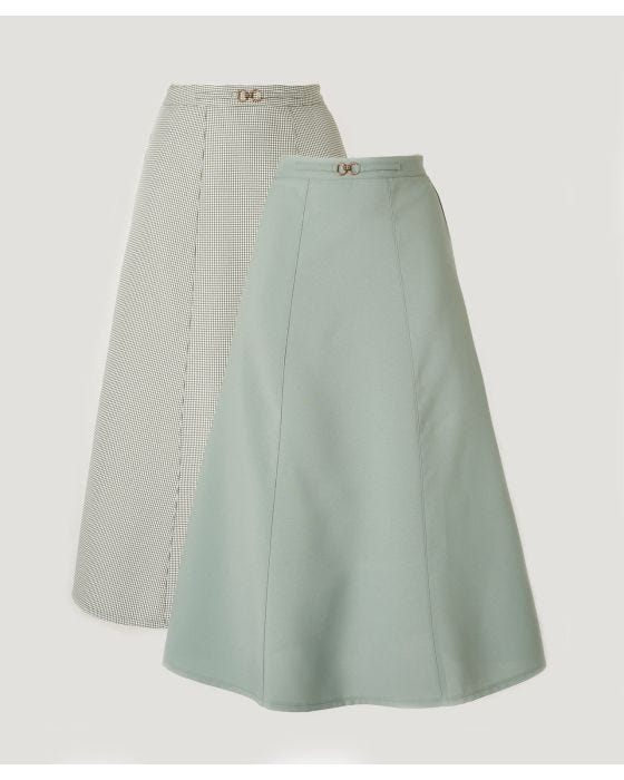 Damart Pack Of 2 Panelled Skirts