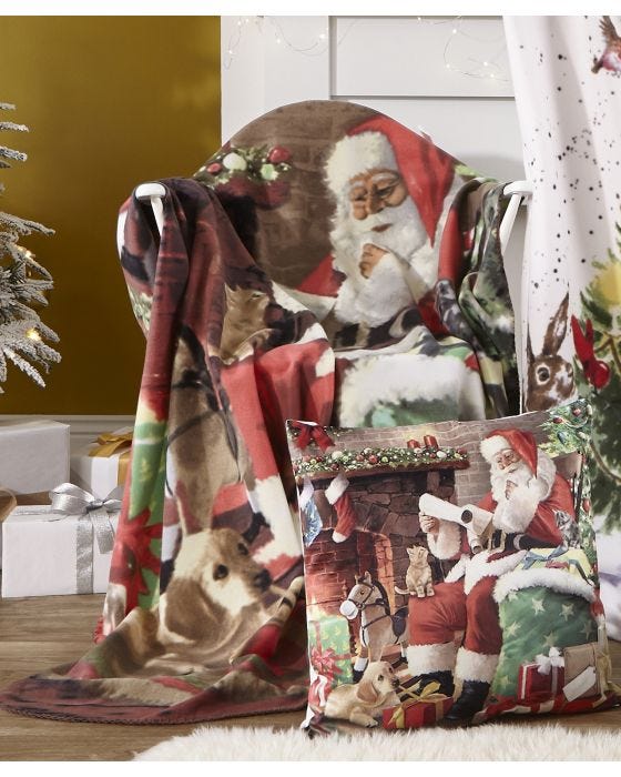 damart Pack of 2 Santa Throws