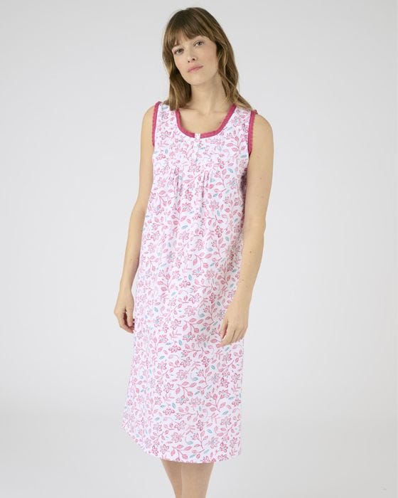 Damart Pack Of 2 - Sleeveless Cotton Nightdresses