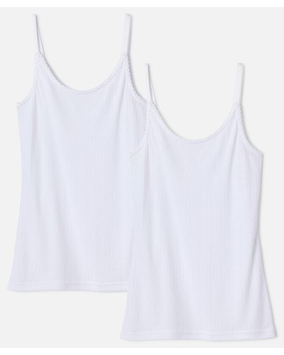 damart Pack of 2 Thermolactyl Camisoles