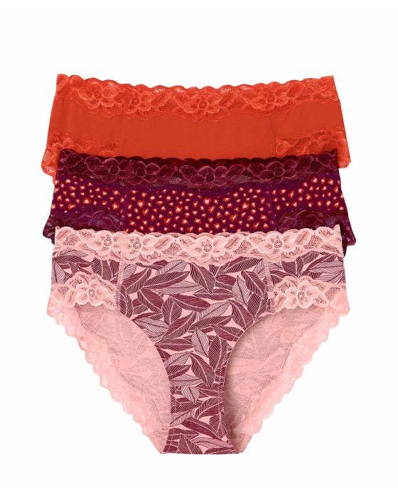 Damart Pack Of 3 Midi Briefs