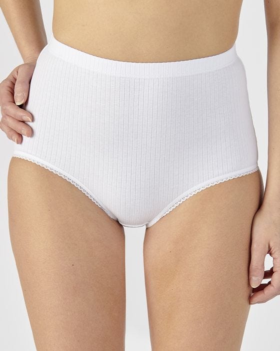 damart Pack of 4 Maxi Rib Briefs
