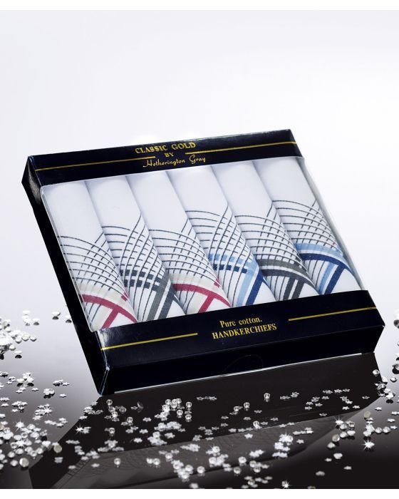 damart Pack of 6 Hankies