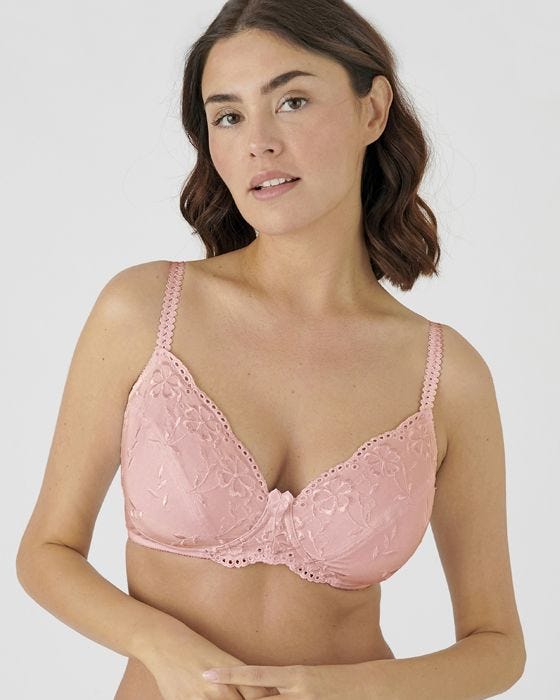 Damart Padded Cotton Rich Bra