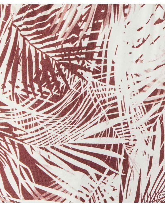 Damart Palm Print Straight Leg Trousers