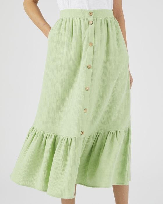 Damart Pink Tiered Skirt