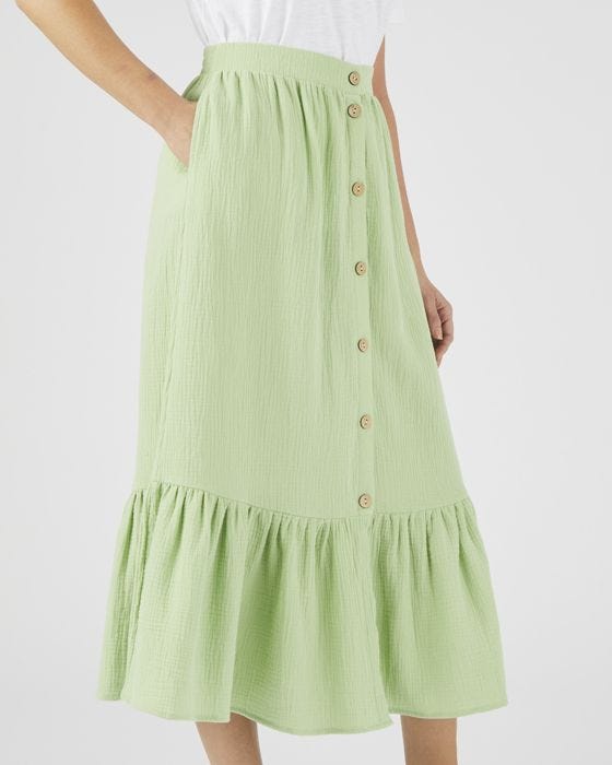 Damart Pink Tiered Skirt