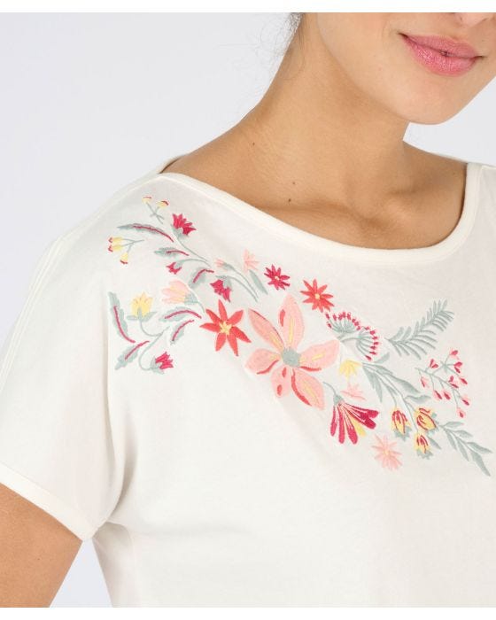 Damart Placement Print Top