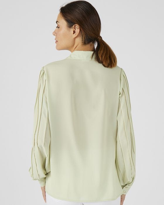 Damart Pleated Detailing Blouse