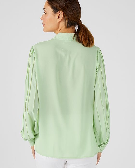 Damart Pleated Detailing Blouse