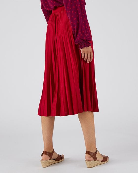 Damart Pleated Jersey Skirt