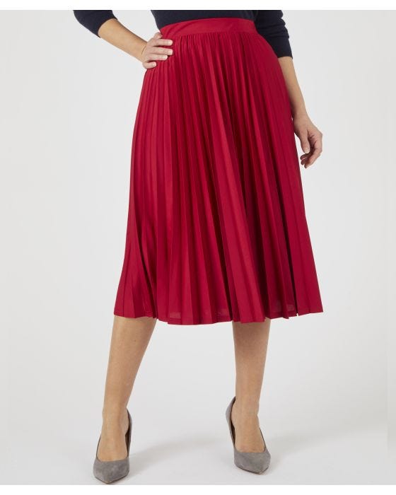 damart Pleated Jersey Skirt