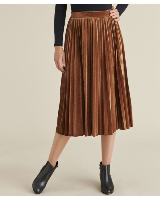 Damart Pleated Skirt