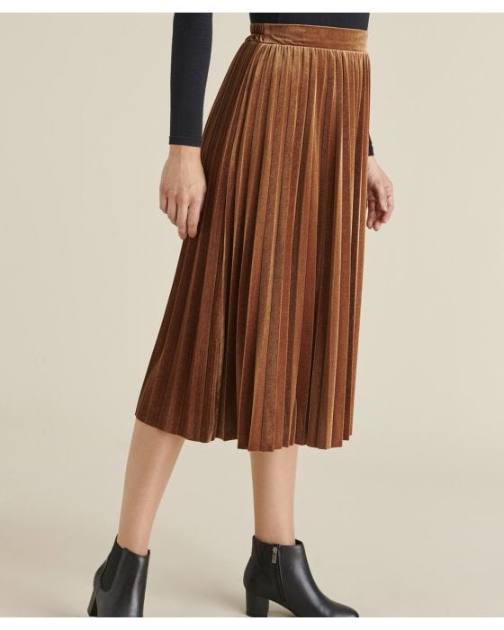 Damart Pleated Skirt