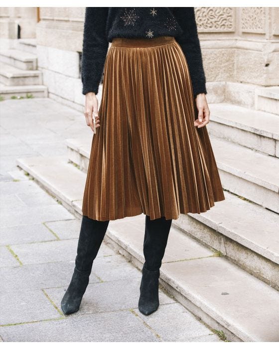 damart Pleated Skirt