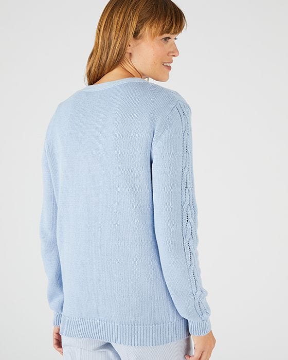 Damart Pointelle Cardigan