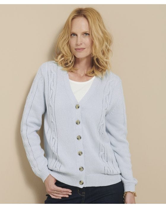 damart Pointelle Cardigan