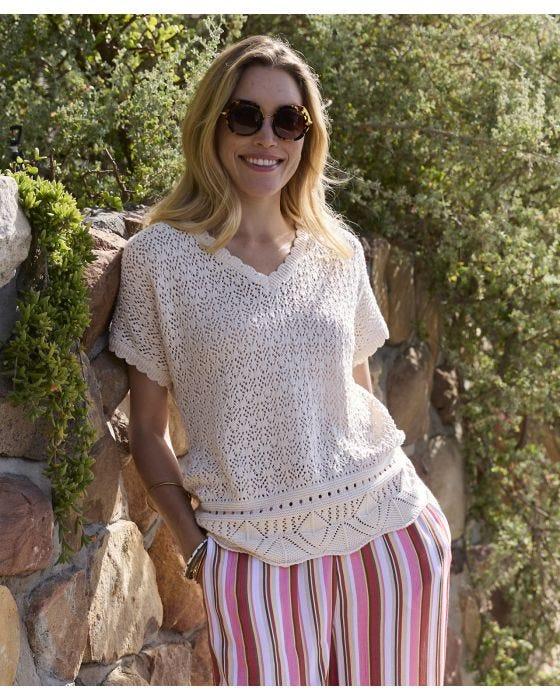 Damart Pointelle Jumper