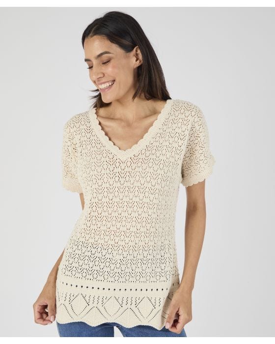 Damart Pointelle Jumper