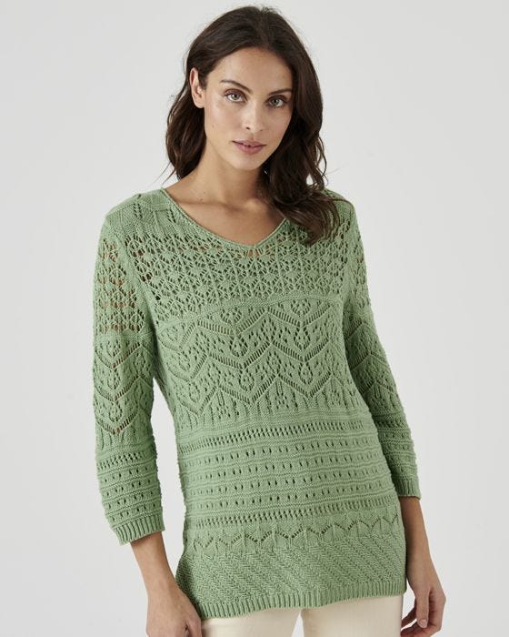 Damart Pointelle Jumper