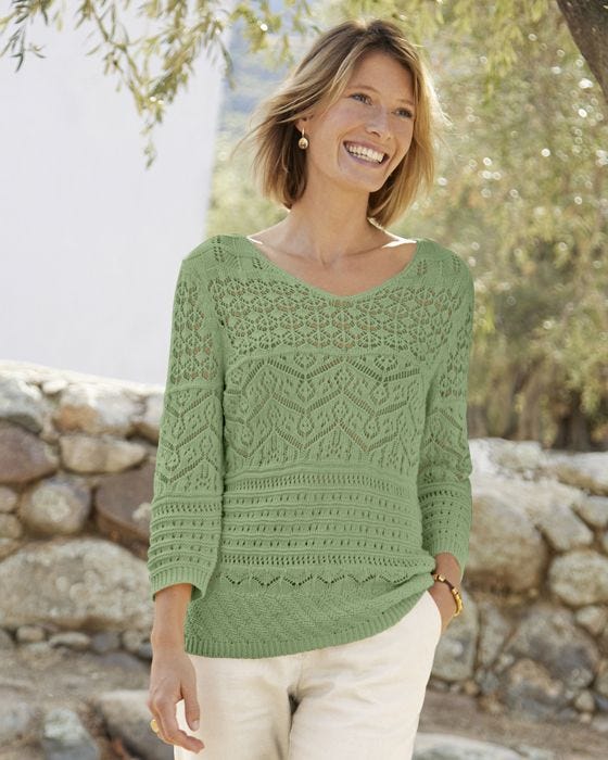 Damart Pointelle Jumper