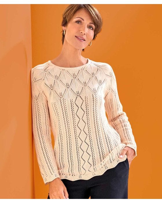 damart Pointelle Jumper