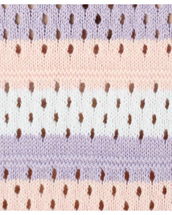 Damart Pointelle Stripe Jumper