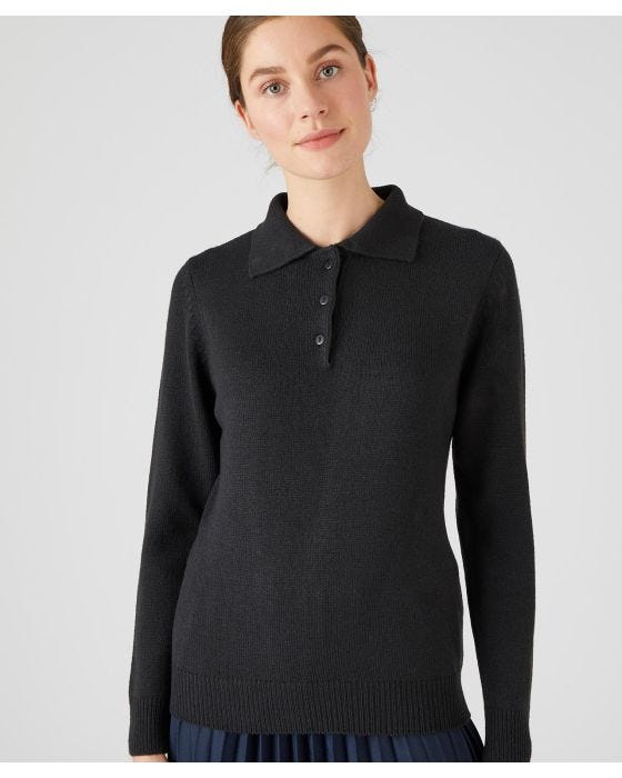 Damart Polo Collar Jumper