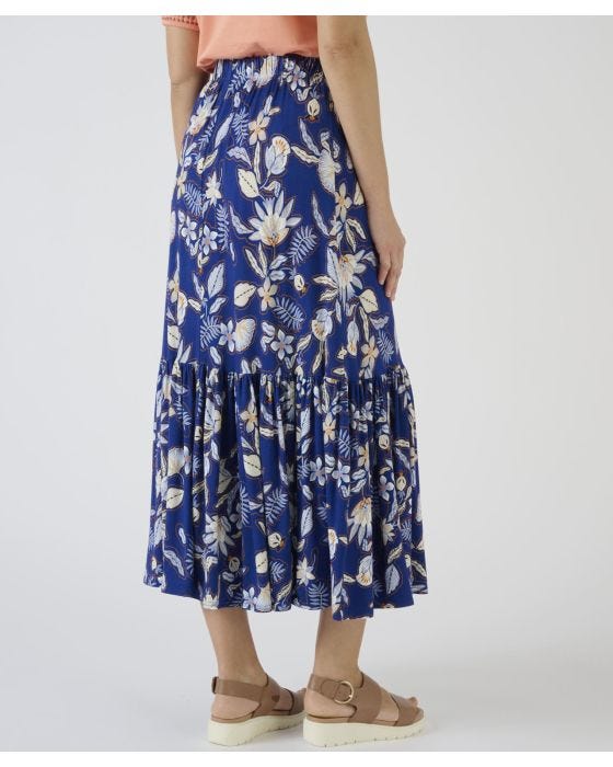 Damart Print Jersey Skirt