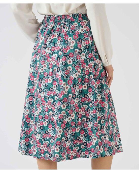 Damart Print Jersey Skirt