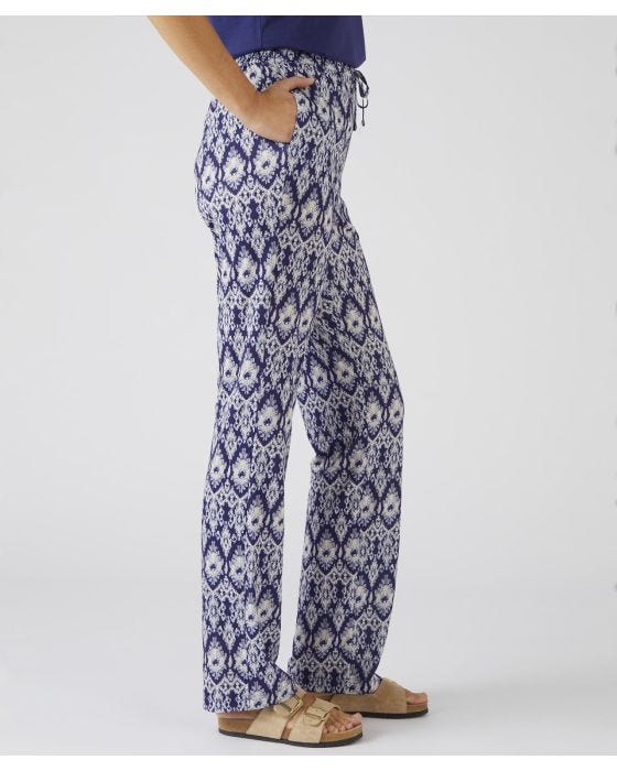 Damart Print Jersey Tapered-leg Trousers