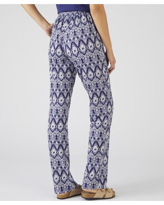 Damart Print Jersey Tapered-leg Trousers
