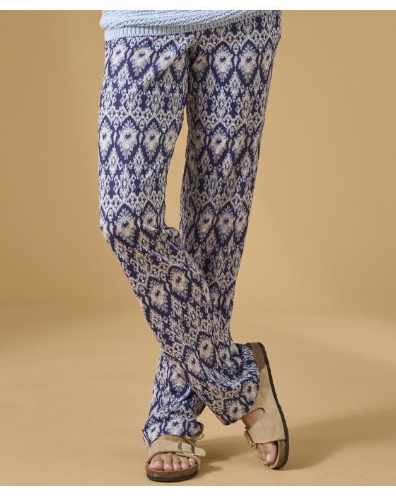damart Print Jersey Tapered-leg Trousers