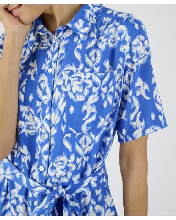 Damart Print Shirt Dress