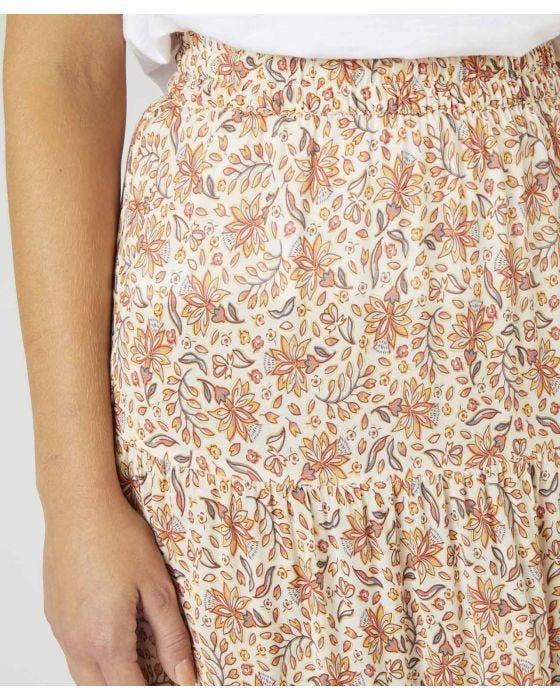 Damart Print Tiered Skirt