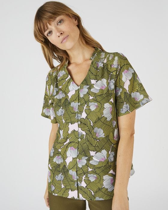 Damart Printed Blouse