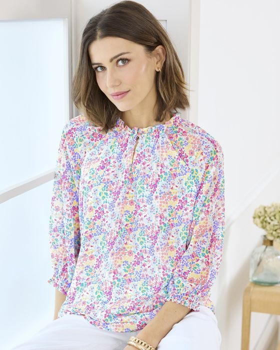damart Printed Blouse