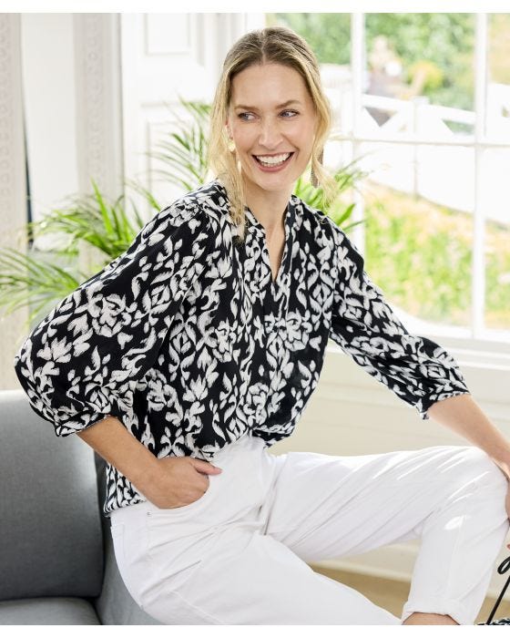 damart Printed Blouse