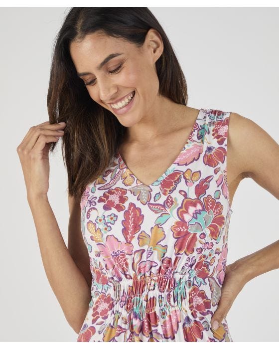 Damart Printed Jersey Dress