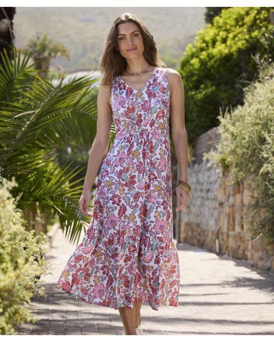 damart Printed Jersey Dress