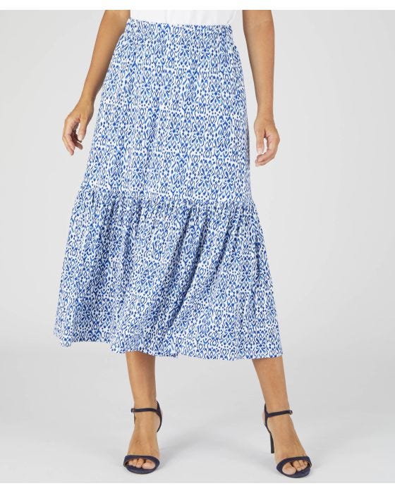 damart Printed Jersey Skirt