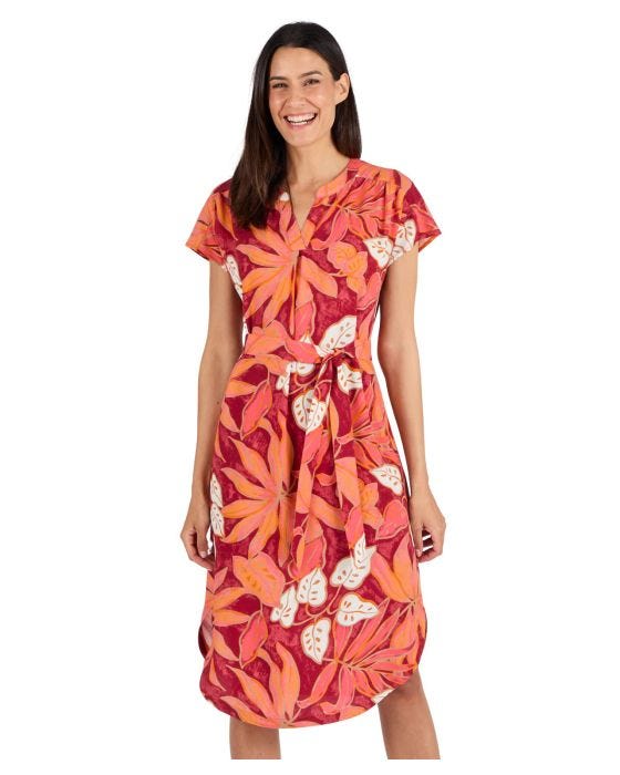 Damart Printed Kaftan Dress