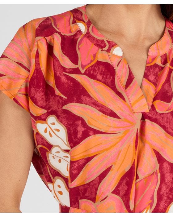 Damart Printed Kaftan Dress